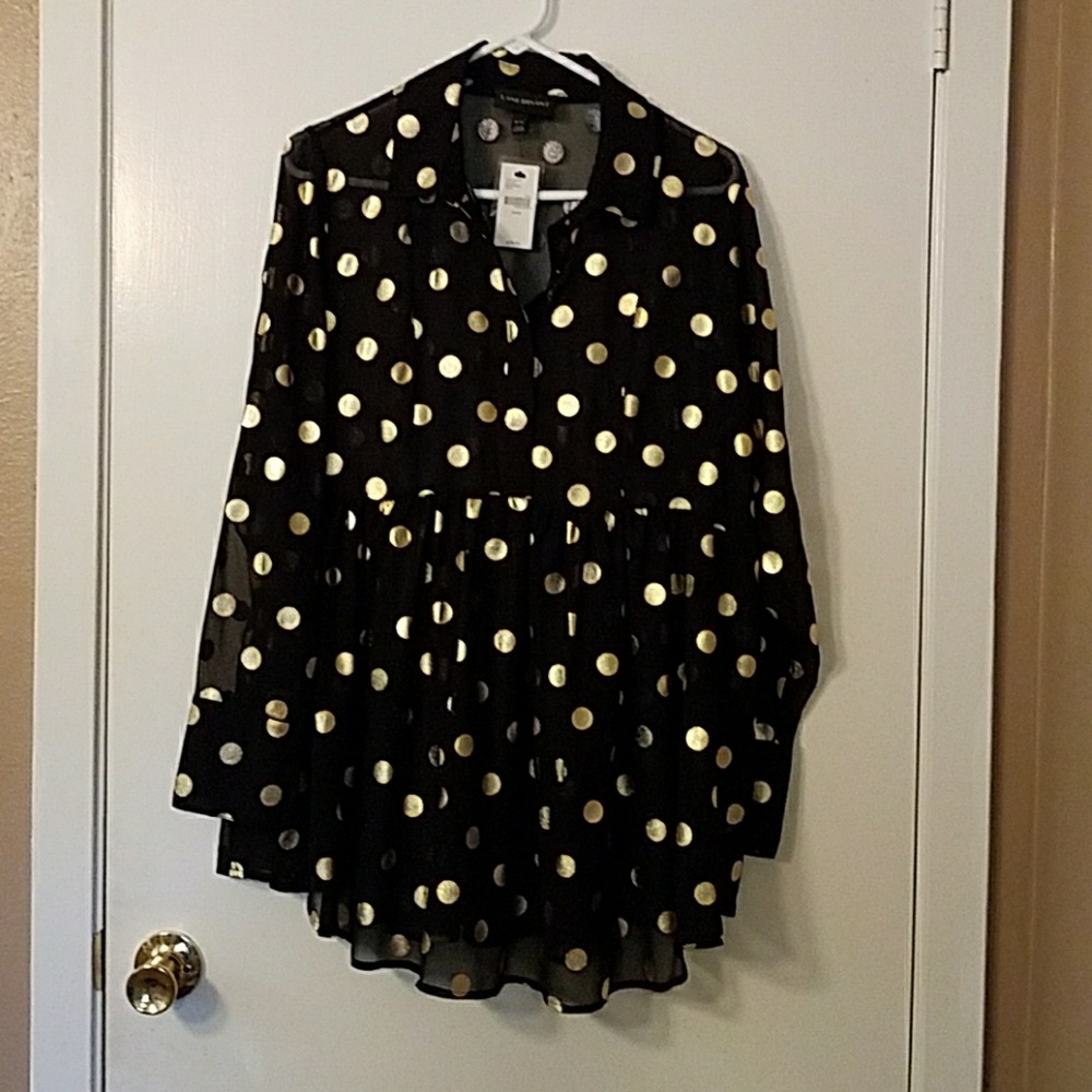 Lane Bryant chiffon babydoll
